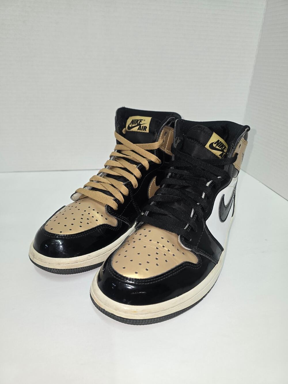 JORDAN 1 retro High Golf patent gold toe size 8 no box
